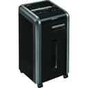 Fellowes Powershred 225Mi 100% Anti-Stau Aktenvernichter, Schneidleistung: 16 Blatt (Microcut), schwarz/Silbergrau - 1