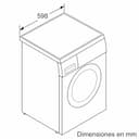 Bosch Lavadora, Libre Instalación, 8 kg, Serie 6, EcoSilence, Blanco, WUU28T63ES - 10