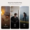 IMIPAW Automatic Cat Feeder, 5G & 2.4G WiFi Auto Dry Pet Food Dispenser with App Control, Programmable Timer, Dual Power Supply, up to 10 Meals per Day, Slow Feeder for Cats & Small Dogs - 9