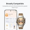 HUAWEI WATCH GT 6 Pro GPS Smart Watch 46mm, Pro Cycling Mode, Fitness Watch, Heart Rate Monitor, Fitness Tracker, Running Watch, Step Counter, 21-Day Battery, AMOLED, Titanium, iOS & Android, Black - 8