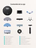 HONITURE Robot Aspirador y Fregasuelos 4500Pa Succión Ultra Fuerte,180 Minutos Carga automática,7.6cm,Robot Aspirador con Mando, Alexa/WiFi/App/Google,Ideal para Pelo de Mascotas (G20 Pro) - 7