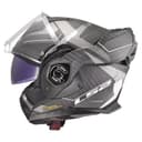 LS2, Casco Moto Modulare ADVANT X CARBON HORIZON Matt Silver Grey, L - 1