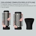 Rowenta Brush Activ, Spazzola Ad Aria Calda Rotante, Spazzola Asciugacapelli 1000 W, Design Ergonomico, 2 Spazzole Rotanti in Ceramica, Concentratore e Custodia, UB9530F0 - 6