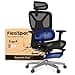 FLEXISPOT C7 Ergonomic Office Chair, Desk Chair with Footrest, 3D Armrests, 3D Headrest, 5D Adjustable Backrest, Breathable Seat, Maximum Load 130 kg, Work Chair, Black - 1