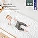 Babymoov Cosy'Lite Ergonomic Baby Mattress 70 x 140 cm - Optimal Comfort and Support for Spine and Round Head - High Density Foam 10 cm - Removable Cover - Oeko-Tex Certified - 3