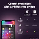 Philips Hue White and Color Ambiance, Faretto LED Smart GU10, Luce Bianca e Colorata, 350lm, Compatibile con Bluetooth, controllo vocale con Alexa, Apple Home e Google Assistant, pack da 3 - 8