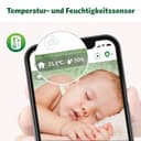 LeapFrog LF1911 Smart WiFi Baby Monitor with Video in FHD 1080P, Free App with Motion and Noise Detection, Color Night Vision, Privacy Mode, Remote Control of Rotation-Tilt Zoom - 9