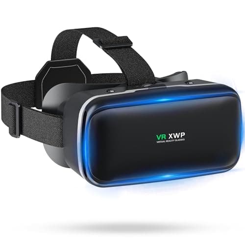 XWP Visore Realtà Virtuale Con Lenti HD Anti Luce Blu, Occhiali VR 3D Per Smartphone, Compatibile Con iPhone E Android (4,7–6,8"), Per Giochi VR E Film, Regalo Di Compleanno Per Amici E Famiglia