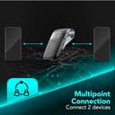 Cellularline - Easy Drive - Vivavoce Bluetooth per Auto con Funzione Dualphone - Talk Time 20h - Recharging Time 2h - Riproduci Suono e Indicazioni GPS dal Tuo Smartphone - Nero - 4