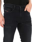 Diesel Jeans da uomo Thommer 069GM Slim Slim Slim Fit, Nero , 28W x 30L - 3