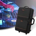 Rexmica Borsa da Trasporto per Controller DJ con Ruote, Compatibile con Pioneer XDJ RX2/ XDJ RX3/ XDJ-RX/DDJ-FLX10/ DDJ REV7/ DDJ 1000SRT, Zaino con Ruote Imbottito con 2 Tasche per DJ Mixer Accessori - 7