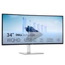 Dell 34 Plus USB-C Monitor - S3425DW, WQHD (3440x1440), 21:9 Curved, 120Hz, VA, 1ms, AMD FreeSync Premium, HDR10, Height Adjust, Built-in Speakers, 2 USB-C, 2 HDMI, 3 Year Warranty - 1