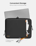 tomtoc 360° Protective Laptop Sleeve for 16-inch MacBook Pro M5 Pro/Max (2026) A3428 A3429, M4/M3/M2/M1 A3403 A3186 A2991 A2780, Water-Resistant MacBook Case Bag with Accessory Pocket Fits Dell XPS 16 - 5