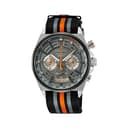 Seiko Herren-Uhr Quarz Edelstahl mit Textilband SSB403P1 - 1