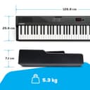 Alesis Keyboard E-Piano mit 88 Tasten, 480 Sounds, Lautsprechern, USB-MIDI, Tragetasche, Ständer, Kopfhörer, Pedal und Klavierlektionen für Anfänger - 7