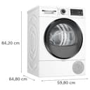 Bosch – Secadora con Bomba de Calor, 9 kg, AutoDry, Media Carga, Antiarrugas, Blanco, WQG24200ES - 2