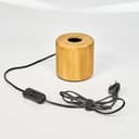 HOFSTEIN Argea Small Table Lamp, Wooden Table Lamp in Natural Colours, Modern Light in Scandinavian/Boho Design, Switch on Cable, Height 10 cm, E27, Living Room, Bedroom, Dining Room, Hallway, Office - 6