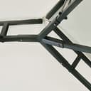 Outsunny Techo de Repuesto 4x3 m para Cenador de Jardín Toldo para Pérgola Recambio con Doble Techos y 8 Orificios de Drenaje Impermeable Anti-UV Beige - 6