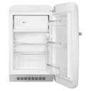 Smeg, FAB10RWH6 Kühlschrank, Tisch Top Vintage, 1 Tür, 122 l, Scharniere rechts, kalt statisch, Gefrierschrank 17 l, 1 verstellbares Einlegeboden, 1 Gemüsefach und LED-Beleuchtung, H 97 cm, weiß - 2