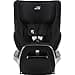 BRITAX RÖMER Seggiolino Auto DUALFIX 2 Z-LINE Girevole a 360° ISOFIX Bambini da 61 a 105 cm i-SIZE (Gruppo 0+/1) da 3 Mesi a 4 Anni, Space Black - 2