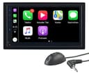 CREASONO Doppel DIN Carplay: 2-DIN-Autoradio mit Apple CarPlay, Freisprechfunktion, 17,1-cm-Display (Doppeldin Autoradio, Apple Radio, VW) - 1