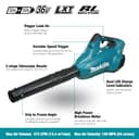 Soffiatore a batteria 18Vx2 BL motor - velocità variabile - 2