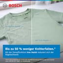 Bosch WGB244A40 Serie 8 Frontlader Waschmaschine 9 kg, 1400 UpM, Made in Germany, Speed Perfect, i-DOS mit Waschmittelscan, Iron Assist - reduziert Knitterfalten, Mini Load, Home Connect, Weiß - 8