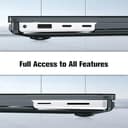 FINTIE Custodia Compatibile con 15 Pollici Microsoft Surface Laptop 7 2024 (Modello: 2037), Cover Leggera Sottile e Rigida Case, Nero Cristallin - 4