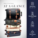 Bric's Bellagio Trolley 55 cm Black/Tan - 5