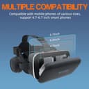 FIYAPOO Occhiali VR 3D con Cuffie, Bambini HD Visore Realtà Virtuale per Film e Giochi, Compatibile con Smartphone Android e iPhone da 4,7 a 6,7 Pollici, Regalo di Natale Perfetto per la Famiglia - 7