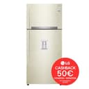 LG GTF744SEPED Frigorifero Doppia Porta, Classe E, 509l, Wi-fi, Door Cooling, Gestione Umidità, Dispenser Acqua, Cassetto 0 Gradi, Fabbricatore Del Ghiaccio, Compressore Smart Inverter Sabbia - 2