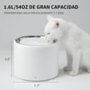 PETKIT EVERSWEET Fuente para Gatos, Acero Inoxidable, Bomba Inalámbrica, Control de App, 1.8L Bebedero Gatos/Perros, Ultrasilencioso, Filtro Triple, 3 Flujos de Agua, no es Fácil de Retener Bacterias - 6