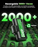 HELLCOOL Play y Kit de Carga USB Bateria para Mando Xbox One/Xbox Series, 2X4800mWh Bateria Compatible con la Mando Xbox One S/X/Elite, Xbox Series X/S, 12 Horas de Juego - 3