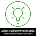 Ninja Foodi Max PRO Griglia, Piastra e Friggitrice ad Aria con Sonda Digitale, 3.8L, 7 Funzioni, Cottura Arrosto, Al Forno, Parti Lavabili in Lavastoviglie, Argento/Nero, AG651EU - 10