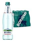 Borjomi - Acqua minerale georgiana in vetro, 0,5 l, confezione da 12 - 1