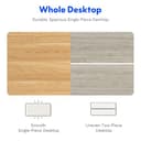 FLEXISPOT EN1 MAX 120x80cm Escritorio Elevable Eléctrico con Tablero Entero Mesa de Elevable, Standing Desk, Mesa Elevable Escritorio con 2 Ganchos y 4 Funciones de Memoria - 7