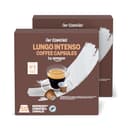 by Amazon Lungo Intenso Nespresso Compatible Plastic Coffee Caplused, Medium Roast, 100 Count (2 Packs of 50), Rainforest Alliance Certified - 1