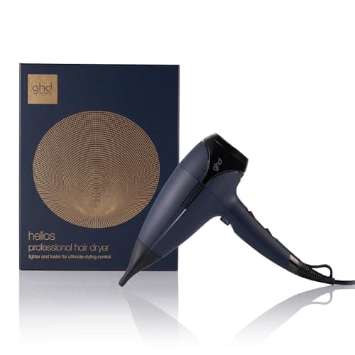 ghd Helios Azul - Secador de Pelo Profesional, Ligero, Secado Rápido, Máximo Control del Peinado - Para Todo Tipo de Cabello - (Enchufe Europeo)
