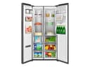 TCL 605L Side by Side No Frost American Fridge Freezer,Built-in Water Dispenser, Metal cooling Odour Free Non-plumbed 2.3L freshwater reserve, 68Dx91.3Wx185H centimetres Energy Class D - 2