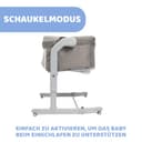 Chicco Next2Me Magic Evo, Beistellbett für Babys, mit Schaukelmodus, Kippfunktion, aufklappbarem Seitenteil, Verstellbarer Höhe, 4 Rädern, inkl. Matratze und Reisetasche, Beige - 3