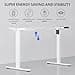 FLEXISPOT QN1 160 * 80cm Standing Desk ONE PIECE Desktop Electric Height Adjustable Sit Stand Up with Backpack Hook Memory Smart Panel for Home Office, White - 2