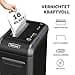 Fellowes 18 Sheets Paper Shredder, Particle Cut (P4) Paper Shredder for Office, Powershred 99Ci, Shredder with 100% Jam Free Technology, Safesense, Energy Saving System, 34L Waste Paper Bin, CD - 3