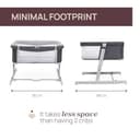 Chicco Next2Me Twins, Cuna Colecho Gemelos, 2 Colchones, Aleta Abatible con una Mano, 11 Niveles de Altura, Barrera Divisoria con Inserciones en Red, Cuna Gemelos, 0-6 Meses - 2