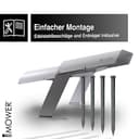 IDEA MOWER Mähroboter Garage One 2.1 kompatibel mit Ambrogio Elite 4.0 mit zu öffnendem Dach | Rasenroboter Garage 84x72x40 Schützt vor Sonne, Regen und Hagel - 6