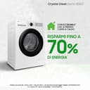 Samsung Lavatrice Crystal Clean WW80CGC04DAHET, Libera installazione, 8 Kg, 1400 RPM, Wifi, Ecobubble, Vapore Igienizzante, Carica Frontale, 60l x 85h x 60p cm - 3