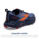 Brooks Cascadia 17 GTX Women's Trail Running Shoes, Navy/Bittersweet/Peacoat - 5 UK - 4