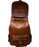 Jaald Zaino vera pelle da 40 cm per zaino da lavoro, scuola, viaggi, escursionismo, attività all'aria aperta, borsa per laptop per donne e uomini - 7