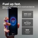 Motorola edge 50 neo (6.36" pOLED Super HD display, IP68, 50MP, Sony LYTIA 700C, 68W TurboPower, 4310mAh, Dolby Atmos, Android 14, 8/256 GB, MediaTek Dimensity 7300, SIM + eSIM), PANTONE Grisaille - 6