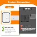 Paraspruzzi antispruzzo in acciaio inox Compatibile con Cosori Airfryer 8,5L/Dual Blaze TwinFry 10L, accessorio per friggitrice ad aria calda per Cosori CAF-R901-AEU 8,5L con esterno in silicone - 3