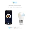 Garza Smarthome-Bombilla LED WiFi CCT 5.5w Esférica E27 Inteligente y programable, Cambio de Intensidad y Tonalidad, Control por Voz y App, Alexa, iOS, Google, Android, 5.5 W, Blanco - 3